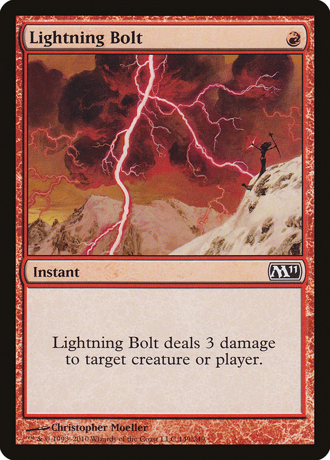 Lightning Bolt [Magic 2011] | Card Merchant Takapuna