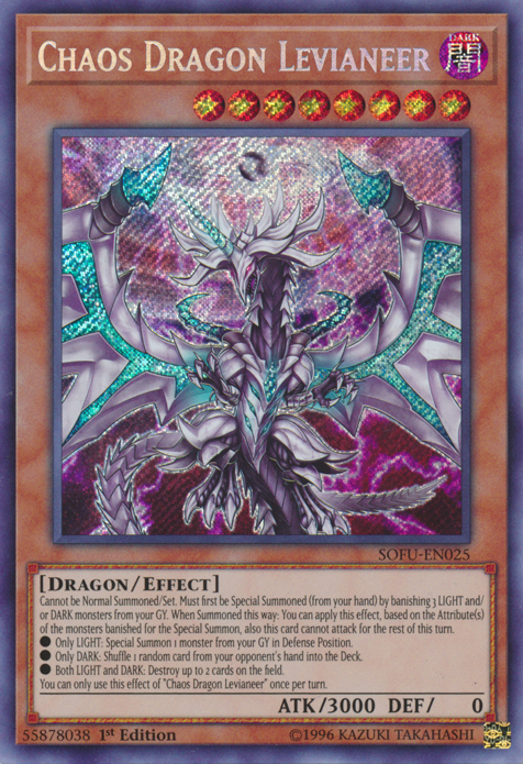 Chaos Dragon Levianeer [SOFU-EN025] Secret Rare | Card Merchant Takapuna