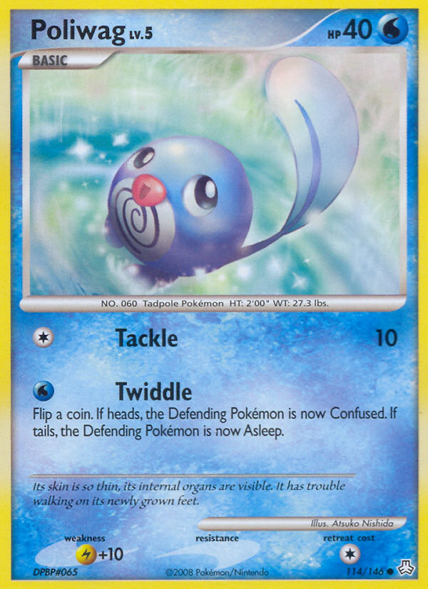 Poliwag (114/146) [Diamond & Pearl: Legends Awakened] | Card Merchant Takapuna