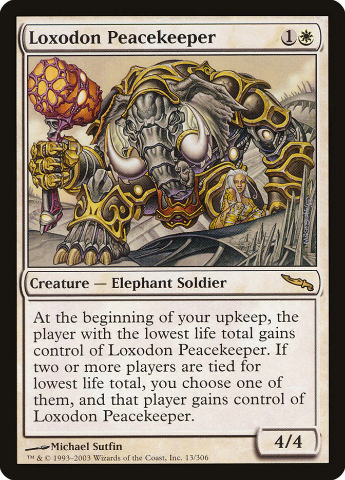 Loxodon Peacekeeper [Mirrodin] | Card Merchant Takapuna