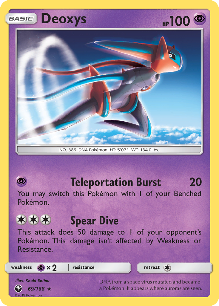 Deoxys (69/168) [Sun & Moon: Celestial Storm] | Card Merchant Takapuna