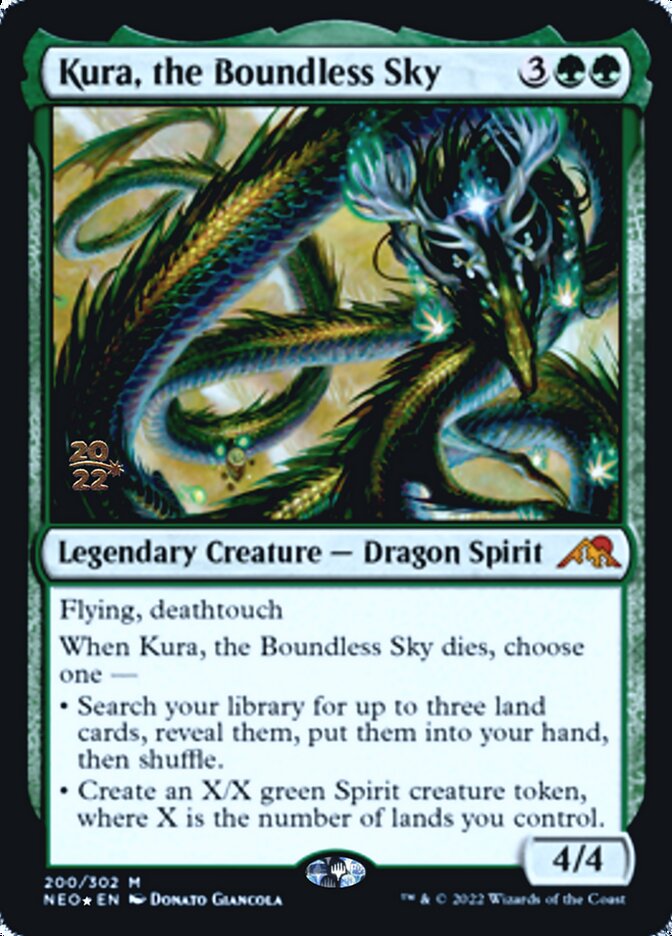 Kura, the Boundless Sky [Kamigawa: Neon Dynasty Prerelease Promos] | Card Merchant Takapuna