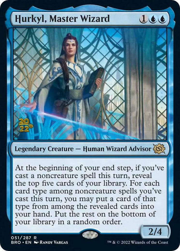 Hurkyl, Master Wizard [The Brothers' War Prerelease Promos] | Card Merchant Takapuna