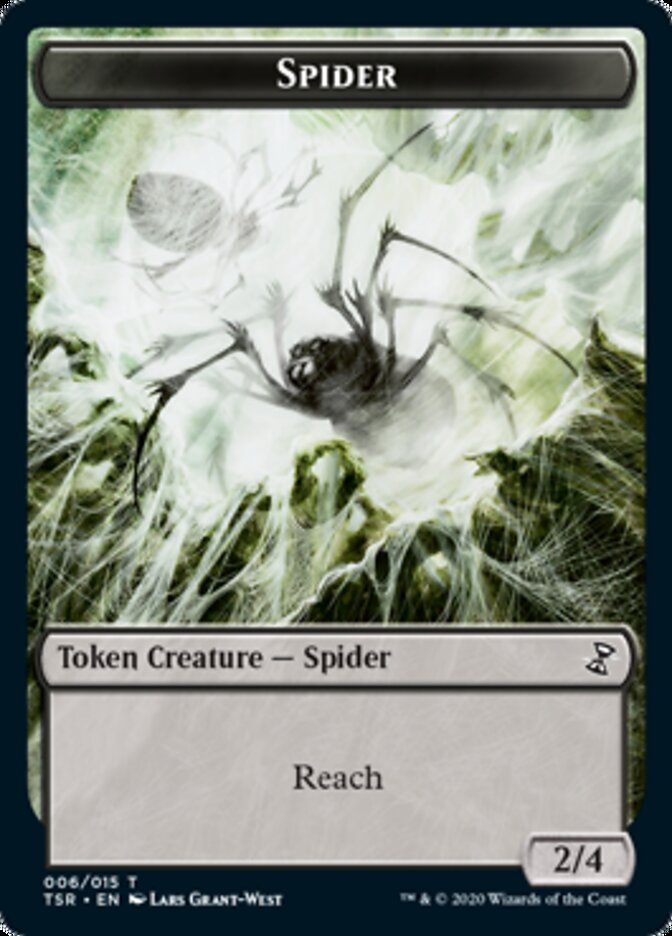 Spider Token [Time Spiral Remastered Tokens] | Card Merchant Takapuna