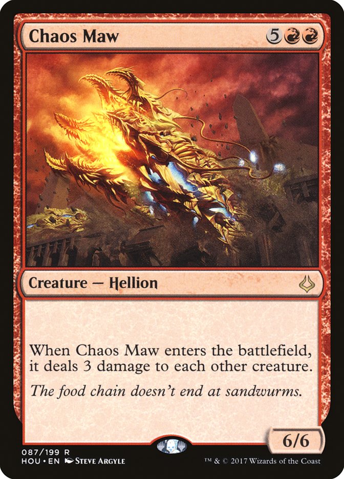 Chaos Maw [Hour of Devastation] | Card Merchant Takapuna