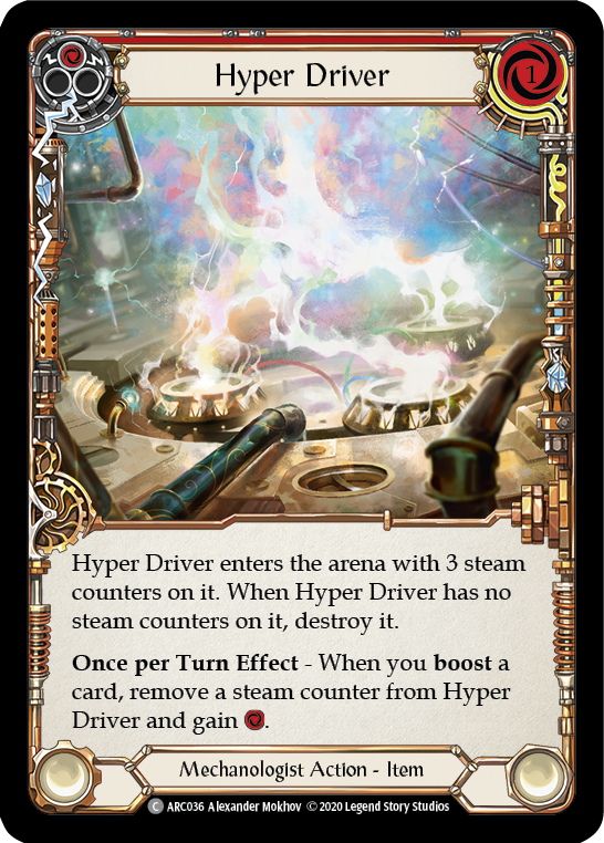 Hyper Driver [U-ARC036] (Arcane Rising Unlimited)  Unlimited Normal | Card Merchant Takapuna