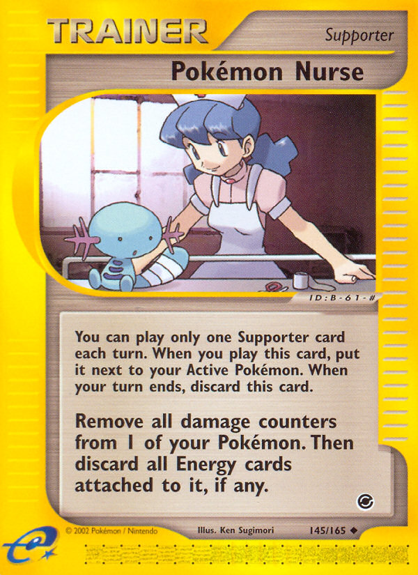 Pokemon Nurse (145/165) [Expedition: Base Set] | Card Merchant Takapuna