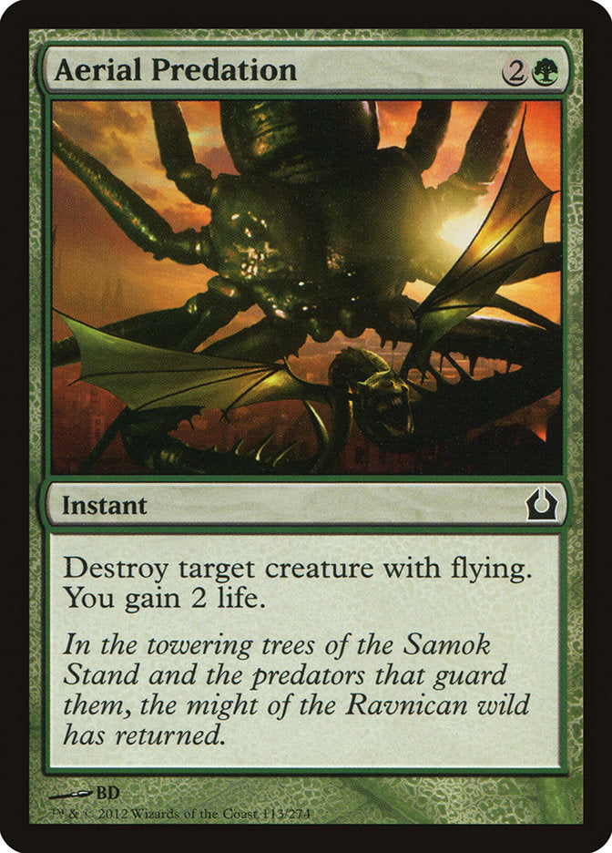 Aerial Predation [Return to Ravnica] | Card Merchant Takapuna