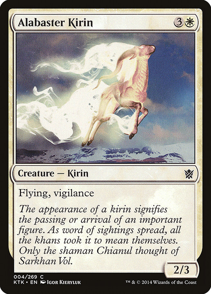 Alabaster Kirin [Khans of Tarkir] | Card Merchant Takapuna