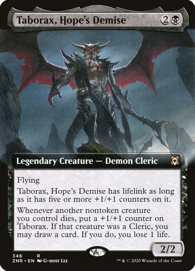 Taborax, Hope's Demise (Extended Art) [Zendikar Rising] | Card Merchant Takapuna