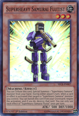 Superheavy Samurai Flutist [SECE-EN007] Super Rare | Card Merchant Takapuna