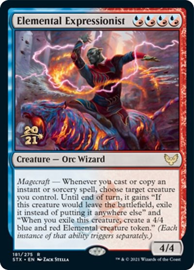 Elemental Expressionist [Strixhaven: School of Mages Prerelease Promos] | Card Merchant Takapuna