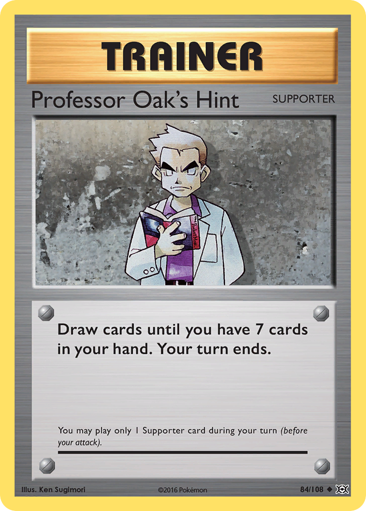 Professor Oak's Hint (84/108) [XY: Evolutions] | Card Merchant Takapuna