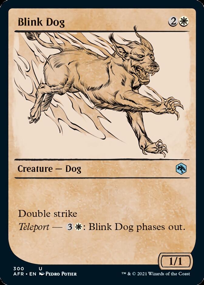 Blink Dog (Showcase) [Dungeons & Dragons: Adventures in the Forgotten Realms] | Card Merchant Takapuna