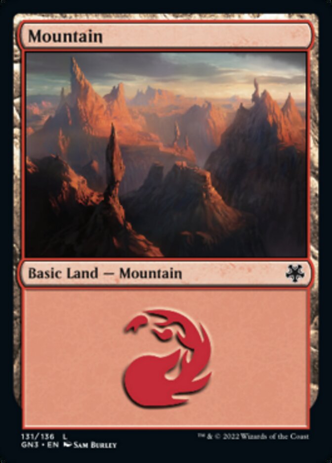 Mountain (131) [Game Night: Free-for-All] | Card Merchant Takapuna