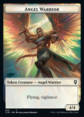 Kor Warrior // Angel Warrior Double-Sided Token [Commander Legends: Battle for Baldur's Gate Tokens] | Card Merchant Takapuna