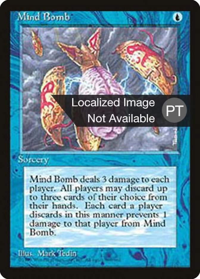 Mind Bomb [Fourth Edition (Foreign Black Border)] | Card Merchant Takapuna