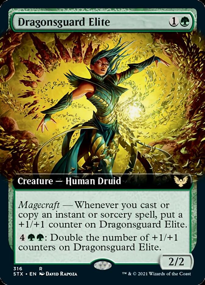 Dragonsguard Elite (Extended Art) [Strixhaven: School of Mages] | Card Merchant Takapuna