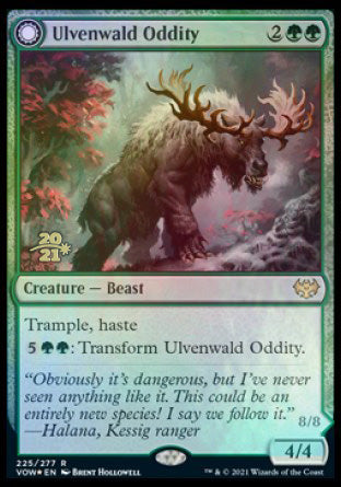 Ulvenwald Oddity // Ulvenwald Behemoth [Innistrad: Crimson Vow Prerelease Promos] | Card Merchant Takapuna