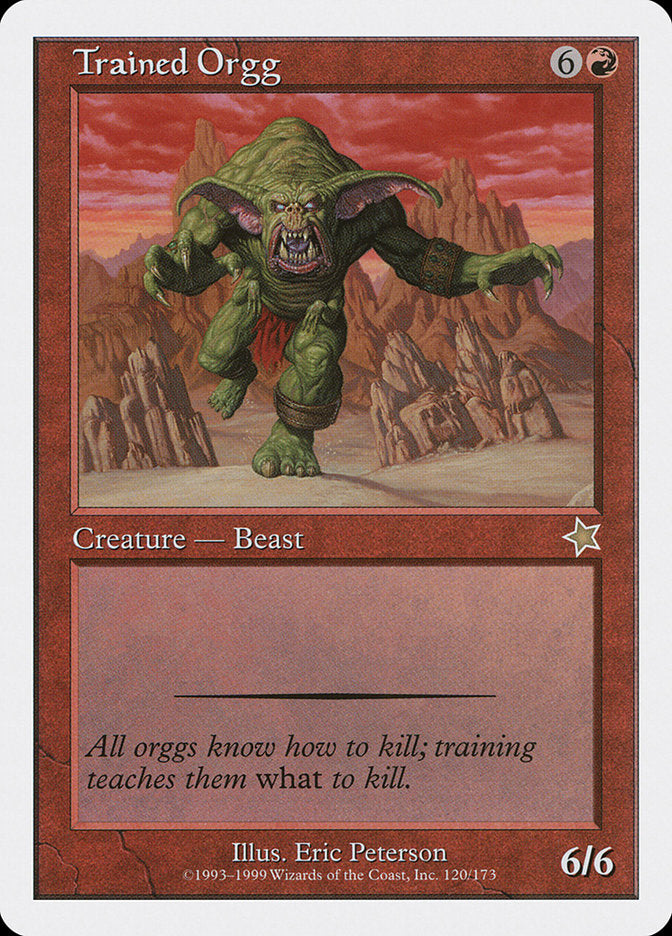 Trained Orgg [Starter 1999] | Card Merchant Takapuna