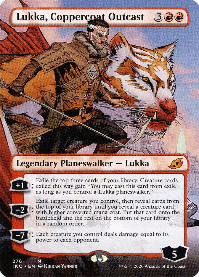 Lukka, Coppercoat Outcast (Borderless) [Ikoria: Lair of Behemoths] | Card Merchant Takapuna