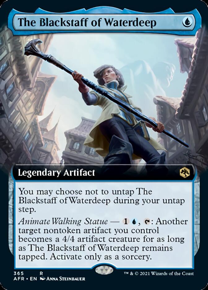 The Blackstaff of Waterdeep (Extended Art) [Dungeons & Dragons: Adventures in the Forgotten Realms] | Card Merchant Takapuna