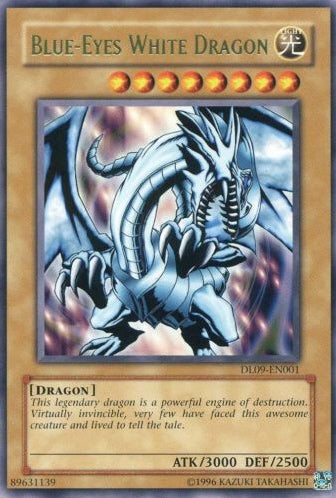 Blue-Eyes White Dragon (Green) [DL09-EN001] Rare | Card Merchant Takapuna