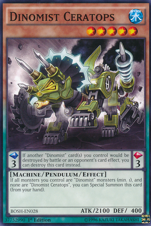 Dinomist Ceratops [BOSH-EN028] Common | Card Merchant Takapuna