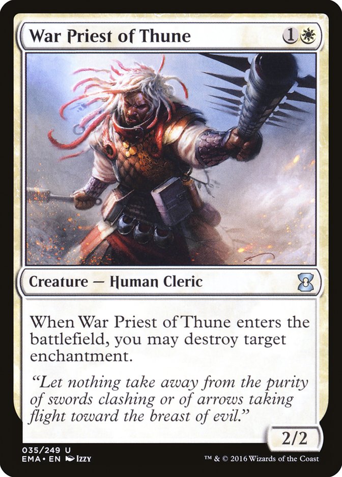 War Priest of Thune [Eternal Masters] | Card Merchant Takapuna