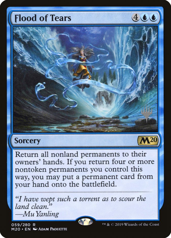 Flood of Tears (Promo Pack) [Core Set 2020 Promos] | Card Merchant Takapuna