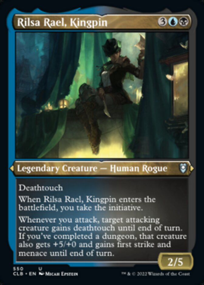 Rilsa Rael, Kingpin (Foil Etched) [Commander Legends: Battle for Baldur's Gate] | Card Merchant Takapuna