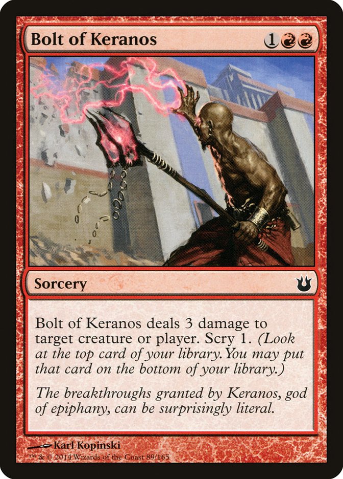 Bolt of Keranos [Born of the Gods] | Card Merchant Takapuna