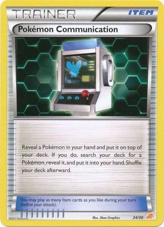 Pokemon Communication (24/30) [Black & White: Trainer Kit - Excadrill] | Card Merchant Takapuna