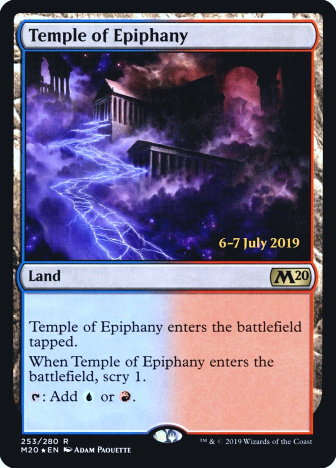 Temple of Epiphany [Core Set 2020 Prerelease Promos] | Card Merchant Takapuna