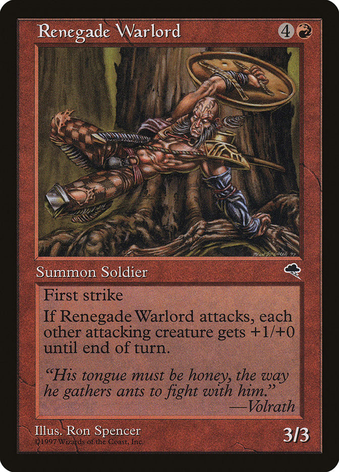 Renegade Warlord [Tempest] | Card Merchant Takapuna