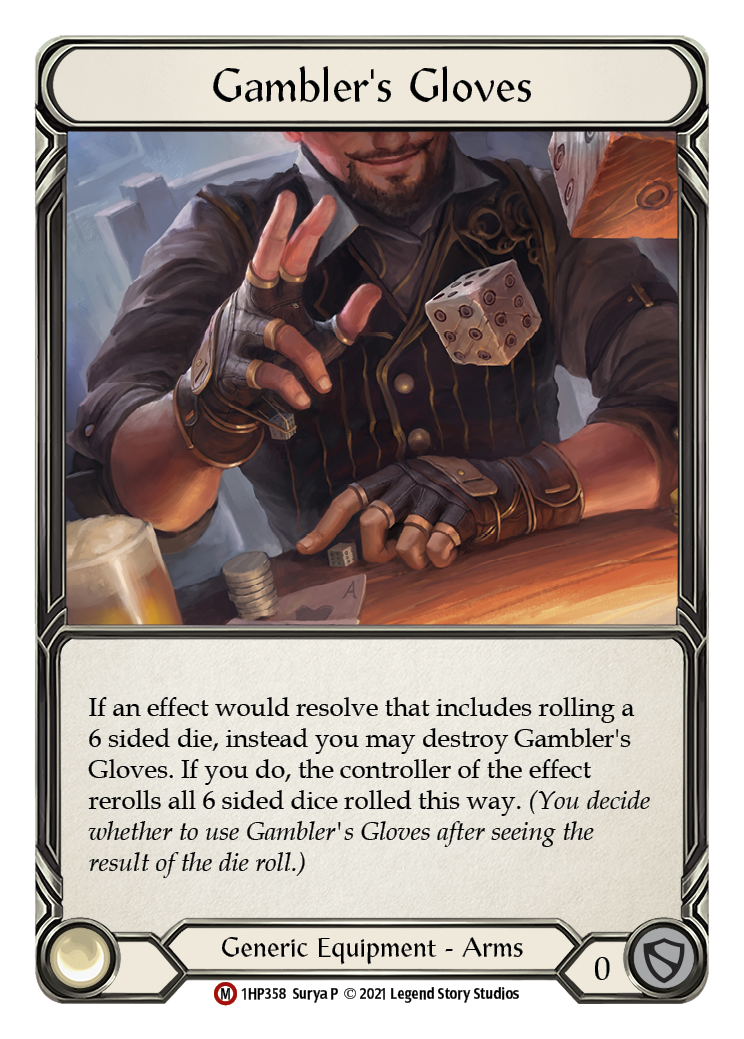 Gambler's Gloves [1HP358] (History Pack 1) | Card Merchant Takapuna