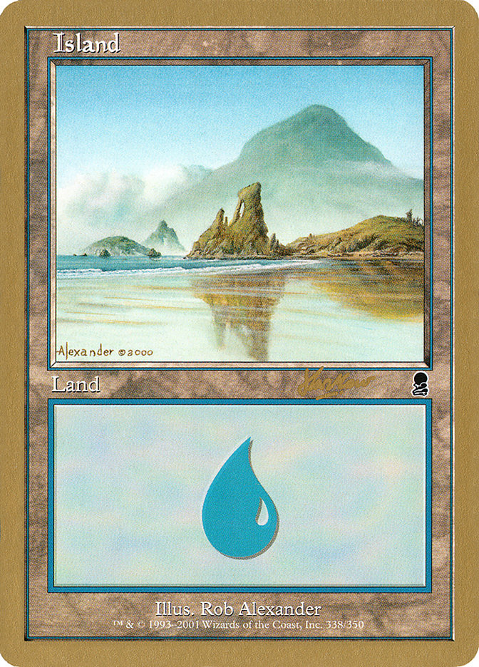 Island (shh338) (Sim Han How) [World Championship Decks 2002] | Card Merchant Takapuna