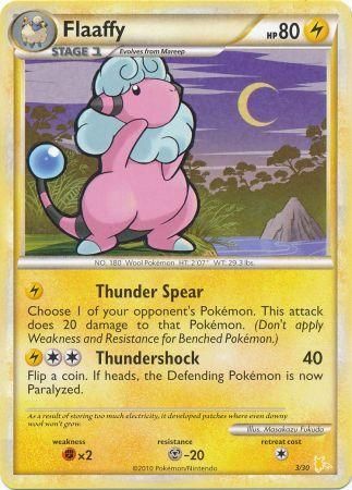 Flaaffy (3/30) [HeartGold & SoulSilver: Trainer Kit - Raichu] | Card Merchant Takapuna