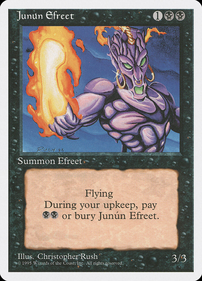 Junun Efreet [Fourth Edition] | Card Merchant Takapuna