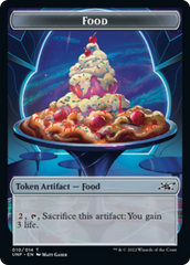 Cat // Food (10) Double-Sided Token [Unfinity Tokens] | Card Merchant Takapuna