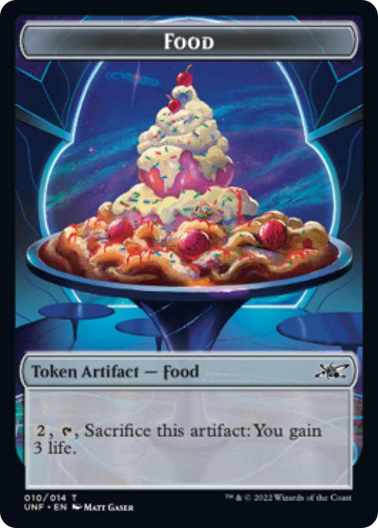 Teddy Bear // Food (010) Double-Sided Token [Unfinity Tokens] | Card Merchant Takapuna