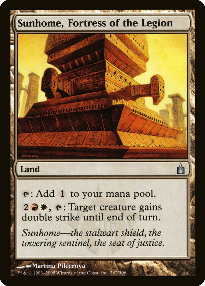 Sunhome, Fortress of the Legion [Ravnica: City of Guilds] | Card Merchant Takapuna