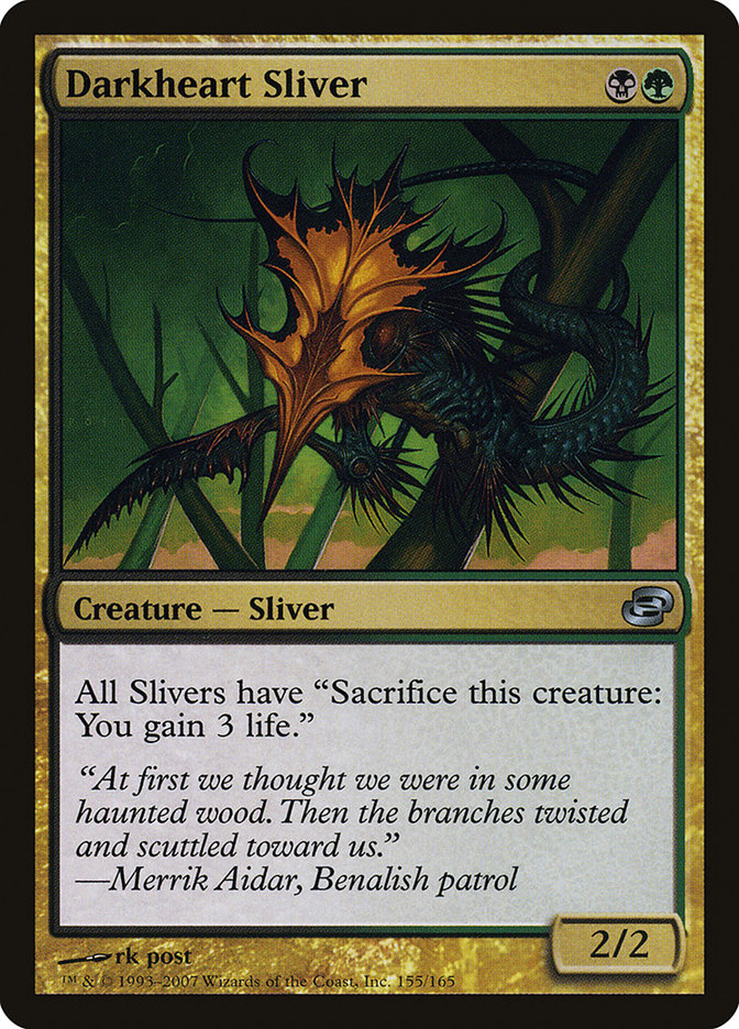 Darkheart Sliver [Planar Chaos] | Card Merchant Takapuna