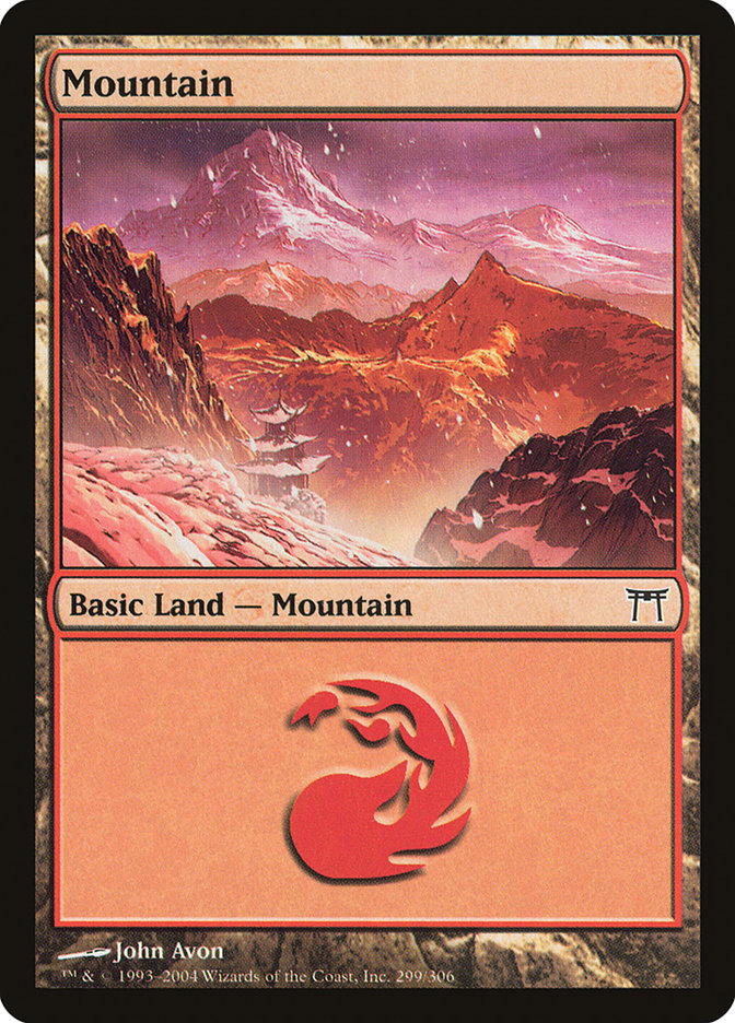 Mountain (299) [Champions of Kamigawa] | Card Merchant Takapuna