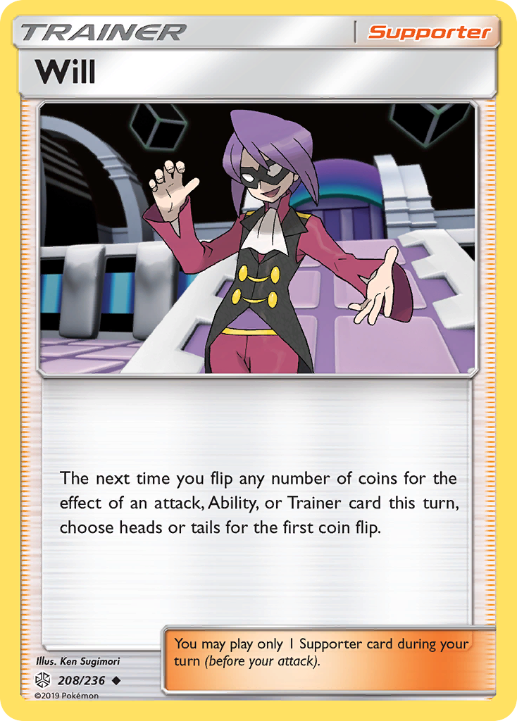 Will (208/236) [Sun & Moon: Cosmic Eclipse] | Card Merchant Takapuna