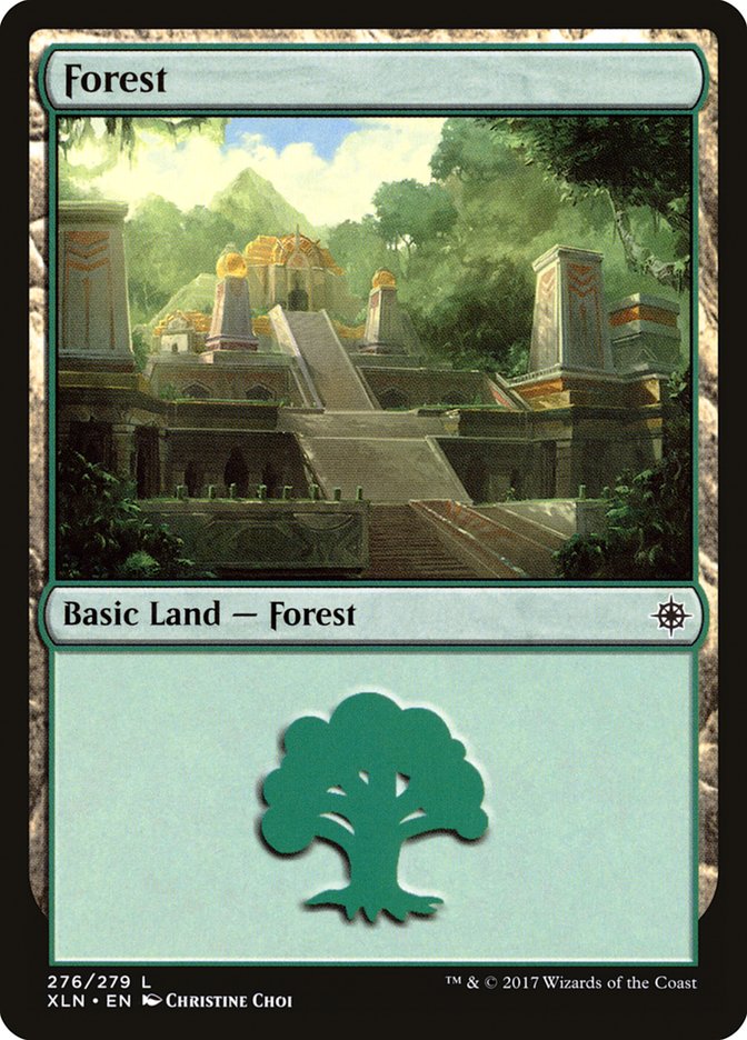 Forest (276) [Ixalan] | Card Merchant Takapuna