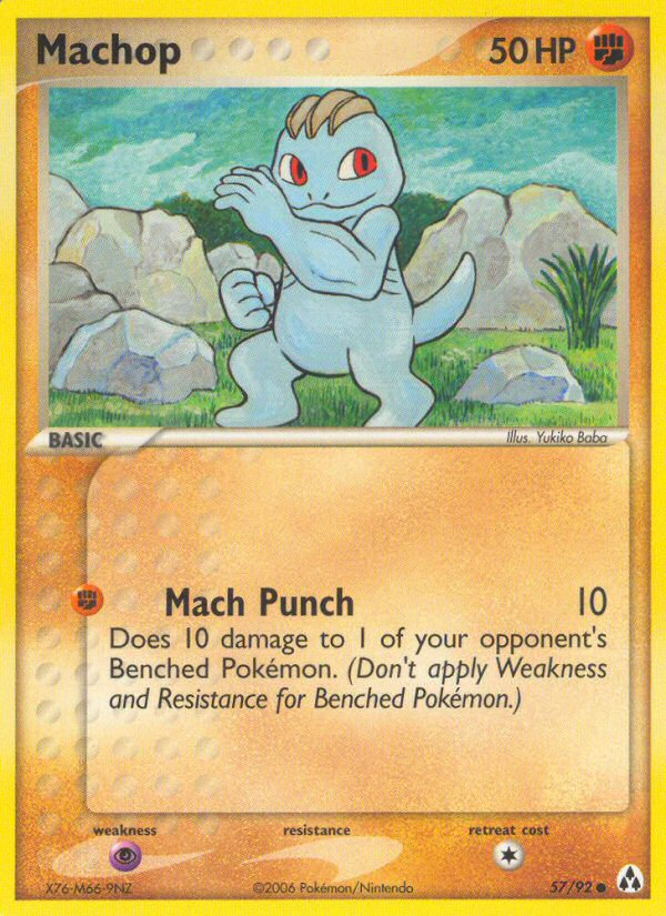 Machop (57/92) [EX: Legend Maker] | Card Merchant Takapuna