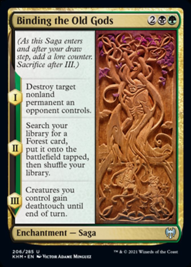 Binding the Old Gods [Kaldheim] | Card Merchant Takapuna