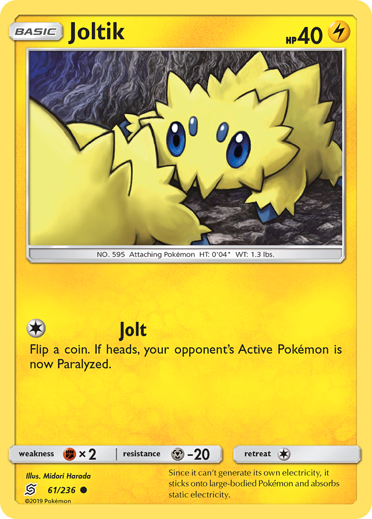 Joltik (61/236) [Sun & Moon: Unified Minds] | Card Merchant Takapuna