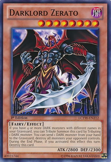 Darklord Zerato [LCYW-EN212] Common | Card Merchant Takapuna